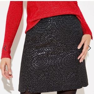 Loft 00p shimmer mini skirt